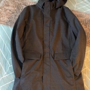 Uniqlo down jacket; XS; charcoal gray; brand new condition